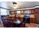 Traditional kitchen with wooden cabinets and spacious eat-in area at 4236 Florida Nw Ave, Atlanta, GA 30360