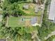An aerial view showcasing the property layout, including the house, pool, and surrounding greenery at 103 Maddox Rd, Buford, GA 30518