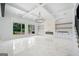 Bright living room featuring a fireplace, built-in cabinets and large windows at 103 Maddox Rd, Buford, GA 30518