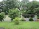 Cozy single-story home with a covered porch and partially-wooded front yard at 4 Skyland W Dr, Locust Grove, GA 30248