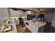 Beautiful, open kitchen with a center island and stainless appliances at 251 Merrell Rd, Carrollton, GA 30116