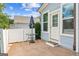 Relaxing outdoor patio with minimalist furniture and a tranquil ambiance at 3725 Downing Dr, Cumming, GA 30040