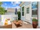 Charming outdoor patio with comfortable seating and a serene ambiance at 3725 Downing Dr, Cumming, GA 30040