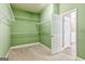 Spacious walk-in closet features ample shelving and carpeted floors at 3725 Downing Dr, Cumming, GA 30040