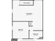 Upper level floor plan detailing the layout of bedrooms, bathroom, and living space at 50 Birch Road, Covington, GA 30014