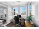 Bright office space featuring built-in desk with view of the lake at 50 Birch Road, Covington, GA 30014