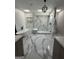 Luxurious bathroom featuring a soaking tub, walk-in shower, and modern fixtures at 125 Sir Lancelot Ct, Fayetteville, GA 30214