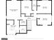 A detailed floor plan of the second story highlights the layout of the bedrooms and bathrooms at 3626 Lone Indian Trl, Marietta, GA 30066