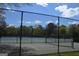 Well-maintained tennis courts for recreational play and exercise, inside a fence at 4107 Township Pkwy # 69, Sandy Springs, GA 30342