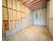 Unfinished basement space with framing and concrete, allowing for flexible future design at 5342 Legacy Trl # 30, Douglasville, GA 30135