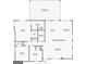 Detailed floor plan showcasing the layout of the home, including dimensions of rooms and closets at 792 Mimosa Se Dr, Marietta, GA 30060