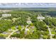 An aerial view of the homes in the community surrounded by lush trees and landscaping at 684 Doe Lane Ln, Loganville, GA 30052