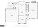 Detailed floor plan showcasing the layout of the rooms on the main living level at 684 Doe Lane Ln, Loganville, GA 30052