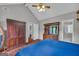 Comfortable main bedroom with wood floors, vaulted ceilings, and ample storage space at 684 Doe Lane Ln, Loganville, GA 30052