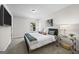 Modern bedroom featuring neutral walls, carpeted floors, and natural light at 1004 Bayrose Cir, East Point, GA 30344