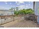 Cozy wooden patio features a comfortable chair perfect for enjoying the outdoors at 1004 Bayrose Cir, East Point, GA 30344