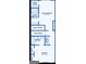 Floorplan showing the dimensions and layout of the primary bedroom, laundry, and additional bathroom at 1753 Liberty Pkwy, Atlanta, GA 30318