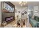 Contemporary living room features a modern fireplace, stylish decor, and a comfortable seating area at 1753 Liberty Pkwy, Atlanta, GA 30318
