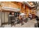 Unfinished basement showing open ceiling with exposed beams, utilities and storage area at 145 Mount Shasta Ln, Johns Creek, GA 30022