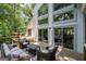 Spacious outdoor deck, perfect for entertaining with comfortable seating at 145 Mount Shasta Ln, Johns Creek, GA 30022
