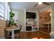 Open-concept living space with custom built-ins, creating an inviting atmosphere at 37 La Rue Nw Pl, Atlanta, GA 30327