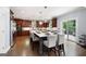 Gourmet kitchen with an expansive island and stainless steel appliances at 3045 Moss Stone Lane Sw Ln, Marietta, GA 30064