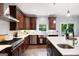 Modern kitchen with sleek stainless steel appliances and ample counter space at 3045 Moss Stone Lane Sw Ln, Marietta, GA 30064