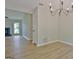 Dining room with a view to the living room with fireplace at 110 Chesterfield Ct, Fayetteville, GA 30214