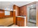 The basement features a sink and a fully tiled shower with contemporary fixtures at 2917 Rockingham Nw Dr, Atlanta, GA 30327