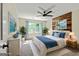 Comfortable bedroom featuring a cozy bed, stylish furnishings, and an inviting atmosphere at 115 Edgewater Way, Peachtree City, GA 30269