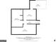 Detailed floor plan of the basement level, featuring a utility room, bedroom, and patio at 3359 Villa Ln, Douglasville, GA 30135