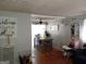 Neutral dining room featuring a table, chairs, and wood flooring at 649 Mary Ln, Marietta, GA 30062