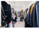 Walk-in closet with custom shelving and ample space for clothing storage at 1316 Willamette Way, Marietta, GA 30008