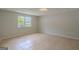 Basement offers a window with natural light, tiled floor at 3781 Deercreek Dr, Powder Springs, GA 30127