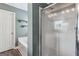 En-suite bathroom with a soaking tub and walk in shower at 142 Holly Mill Village Dr, Canton, GA 30114