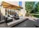 Inviting outdoor deck with comfortable seating and a beautiful garden view at 4729 Woodland Brook Se Ct, Atlanta, GA 30339