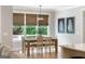 Bright dining area with natural light and stylish light fixture at 2101 Thomas Rd, Canton, GA 30115