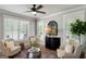Cozy sitting room featuring comfortable armchairs, a decorative mirror, and natural light at 2101 Thomas Rd, Canton, GA 30115