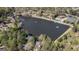 Beautiful lake view with a gazebo and community amenities, including a pool at 2689 Spring Rock Ne Ct, Roswell, GA 30075