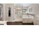 Bright main bathroom with large shower and soaking tub combo, offering a spa-like experience at 2740 Greymont Ct, Cumming, GA 30041