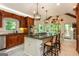 Gourmet kitchen with granite countertops and stainless steel appliances at 210 Hunters Vw, Roswell, GA 30075