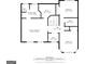 Detailed floor plan with dimensions of the primary bedroom, bathroom, and other rooms on floor 3 at 3 Maplelake Dr, Acworth, GA 30101