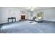 Spacious living room with fireplace, carpet and neutral decor at 3 Maplelake Dr, Acworth, GA 30101
