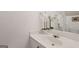 Bathroom featuring a white vanity with a white quartz countertop at 1911 Stancrest Nw Trce, Kennesaw, GA 30152