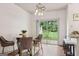 Cozy dining area with sliding glass doors to the outdoor space at 1911 Stancrest Nw Trce, Kennesaw, GA 30152