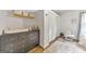 Comfortable Bedroom with a large dresser, spacious closet, and an oriental rug at 222 Bishop Ne Dr, Marietta, GA 30060