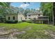 Lush backyard with a screened porch, offering serene outdoor living and scenic views at 2110 Waterloo Cir, Lawrenceville, GA 30043