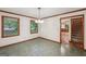 Dining room featuring tile floors, chandelier, and views to multiple rooms at 2110 Waterloo Cir, Lawrenceville, GA 30043