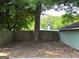 Fenced backyard with mature trees offering shade and privacy at 644 Albert Nw St, Atlanta, GA 30318