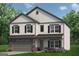 Charming two-story home featuring stone accents, neutral siding, black shutters, and a well-manicured lawn at 2 Silver Leaf Trl, Douglasville, GA 30134